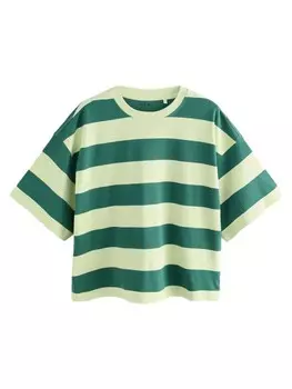 Рубашка Next, цвет Light green/Dark green