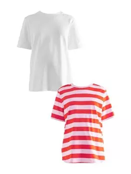 Рубашка Next, цвет Light pink/White