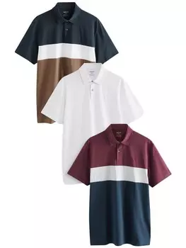 Рубашка Next, цвет marine blue/White