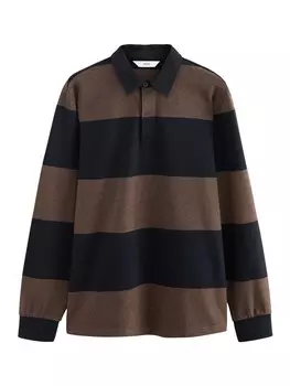 Рубашка Next, цвет mottled beige/Black