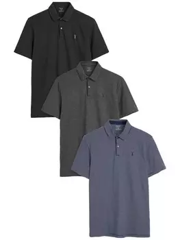 Рубашка Next, цвет Navy/Dark grey/Black