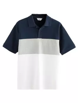 Рубашка Next, цвет Navy/Dusty blue