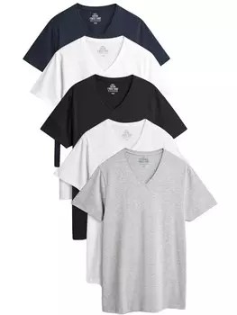 Рубашка Next, цвет Navy/Night blue/mottled grey/Black/White