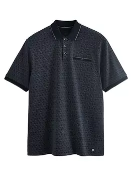 Рубашка Next, цвет Navy/Smoke blue