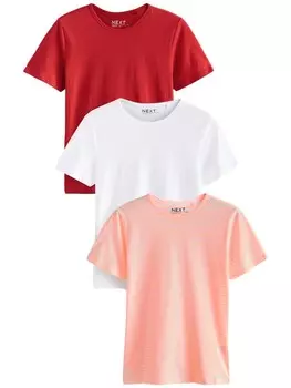 Рубашка Next, цвет Pastel pink/Red/White