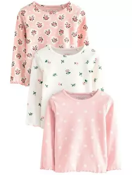 Рубашка Next, цвет Pink/White