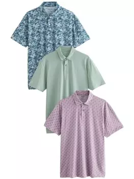 Рубашка Next, цвет Sapphire/Dusty blue/Light green/Mauve