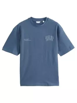 Рубашка Next, цвет Sapphire/Light blue