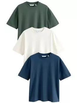 Рубашка Next, цвет Sapphire/Petrol/White