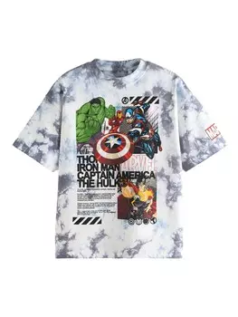 Рубашка Next Marvel, белый