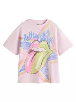 Рубашка Next Rolling Stones, цвет Pink/Rose