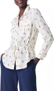 Рубашка NIC+ZOE Constellation Shirt Jacket, цвет Cream Multi