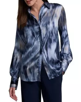 Рубашка NIC+ZOE Romance, синий