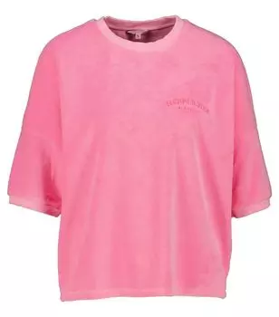 Рубашка nicki с короткими рукавами и улыбкой Herrlicher, розовый