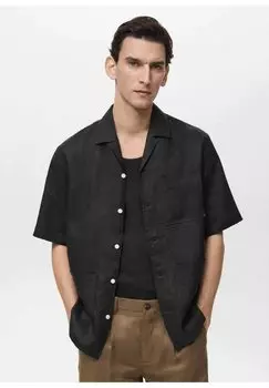 Рубашка NIKOS1 Mango, черный