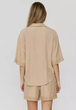 Рубашка Nmph, бежевый