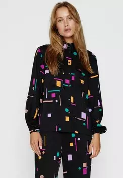 Рубашка Nmph НУВАЛЛИ, цвет caviar