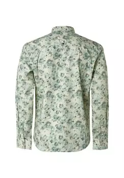 Рубашка NO EXCESS, бирюзовый