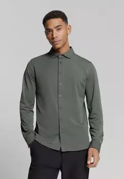 Рубашка NO EXCESS, темно-зеленый