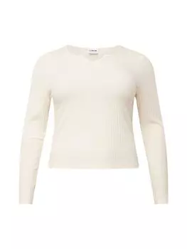 Рубашка Noisy May Curve CLARA, кремовый