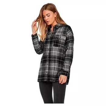 Рубашка Noisy May Flanny BG, черный