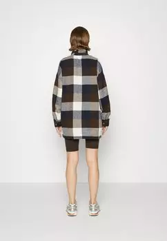 Рубашка Noisy May НМФЛАННИ ДЛИННАЯ РУБАШКА, цвет pinecone