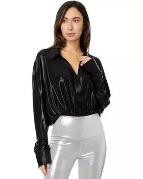 Рубашка Norma Kamali Super Oversized Boyfriend Nk, черный