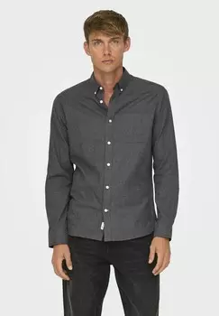 Рубашка NORMAL GESCHNITTEN KRAGEN Only & Sons, черный