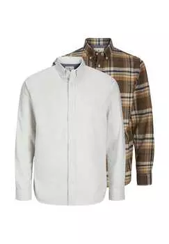 Рубашка Norris с длинными рукавами 2 шт. в упаковке Jack & Jones, мультиколор