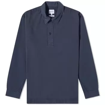 Рубашка Norse Projects Lund Eco-dye, синий