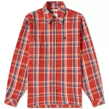 Рубашка Nudie Jeans Filip Basket Plaid Check Shirt