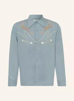 Рубашка Nudie Jeans GONZO Comfort Fit, синий