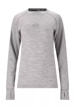 Рубашка Nuuk с длинными рукавами из высококачественной обработки шерсти SOS, цвет 1005 Light Grey Melange