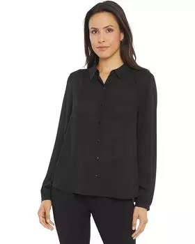 Рубашка NYDJ Modern Blouse, черный