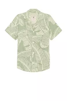 Рубашка OAS Banana Leaf Cuba Terry, зеленый