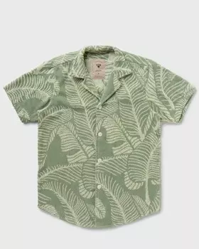 Рубашка Oas Banana Leaf Terry Shirt, зеленый