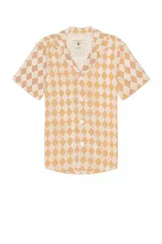 Рубашка Oas Rusty Diamond Cuba Terry, оранжевый