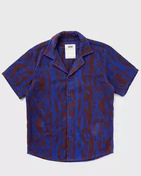Рубашка Oas Thenards Jiggle Cuba Terry Shirt, синий