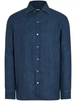 Рубашка Oasi Zegna, синий