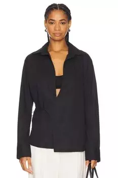 Рубашка-Обертка alliste большого размера Faithfull The Brand, черный