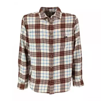 Рубашка Obey Arnold Woven, коричневый