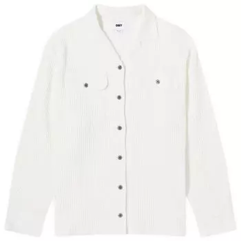 Рубашка Obey Camille Waffle Shirt, цвет Muted White