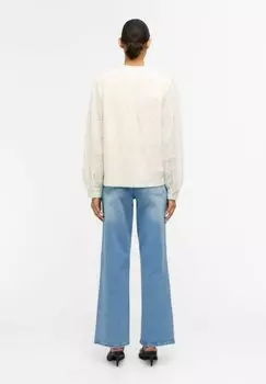 Рубашка Object, крем