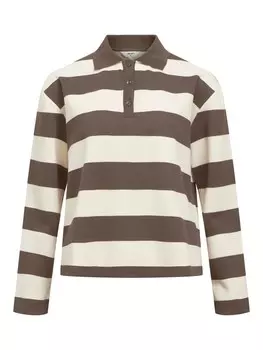 Рубашка OBJECT OBJMille, коричневый