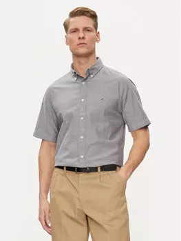 Рубашка облегающего кроя 1985 MW0MW33810 Tommy Hilfiger, серый