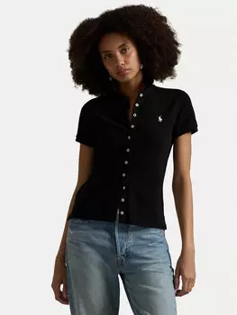 Рубашка облегающего кроя 211939272004 Polo Ralph Lauren, черный