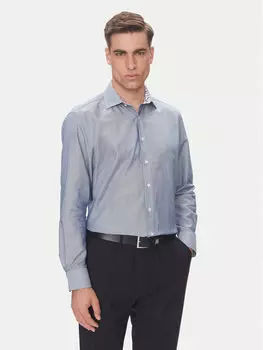 Рубашка облегающего кроя C6 11004.0403 Pierre Cardin, синий