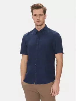 Рубашка облегающего кроя CS1400I4YT Michael Kors, синий