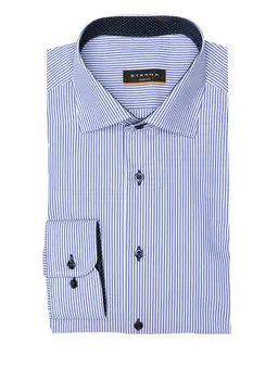 Рубашка облегающего кроя Eterna, белый