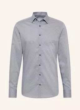 Рубашка облегающего кроя Eterna, серый